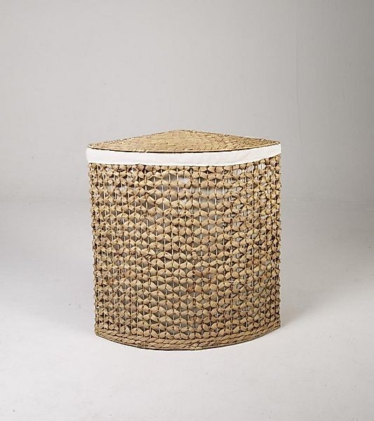 ARTRA Wäschekorb Eckwäschebehälter Chris M aus Wasserhyazinthe Natur Wäsche günstig online kaufen