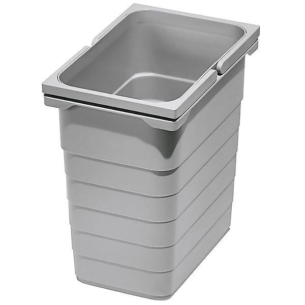 Ninka Eins2vier Abfallsammler Mülleimer 8L 310 x 230 x 153 mm Alugrau 5050 günstig online kaufen