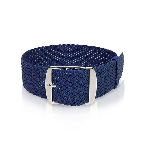 Selva Technik Uhrenarmband Perlonband navy-blau, 20mm günstig online kaufen