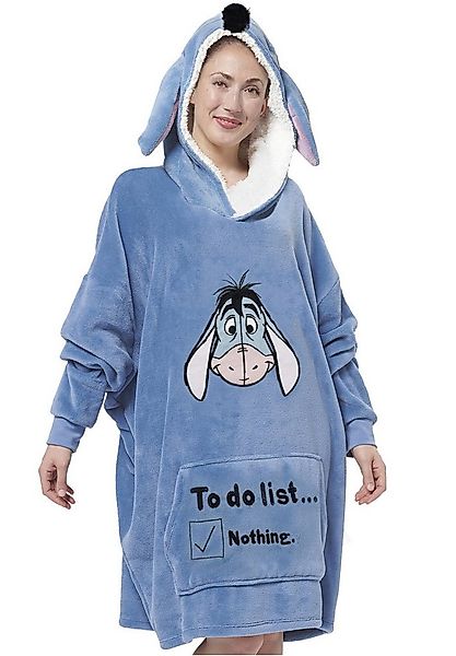 United Labels® Kapuzenpullover I-Aah Esel Oversize Cozy Hoodie Übergroße Wi günstig online kaufen