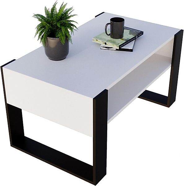 CraftPAK Wohnzimmertisch Wohnzimmer Tisch KARO92 Couchtisch günstig online kaufen