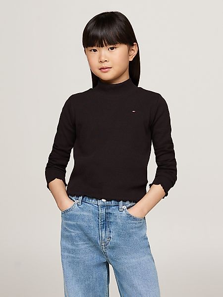 Tommy Hilfiger Langarmshirt MOCK NECK RIB günstig online kaufen