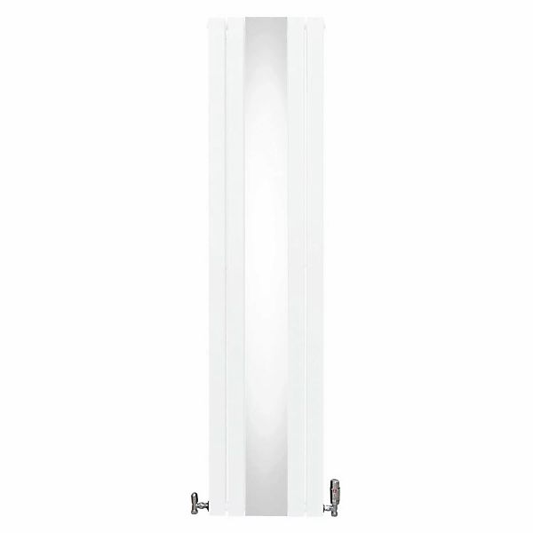 Monstershop Heizkörper mit Spiegel & Chrom Thermostatventile 1800mm x 425mm günstig online kaufen