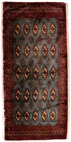 morgenland Wollteppich »Turkaman Teppich handgeknüpft graü«, rechteckig günstig online kaufen