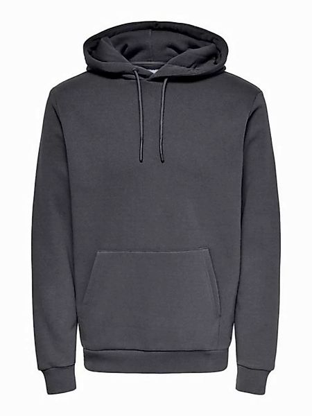 ONLY & SONS Hoodie Weicher Kapuzen Pullover Basic Hoodie ONSCERES 5425 in G günstig online kaufen