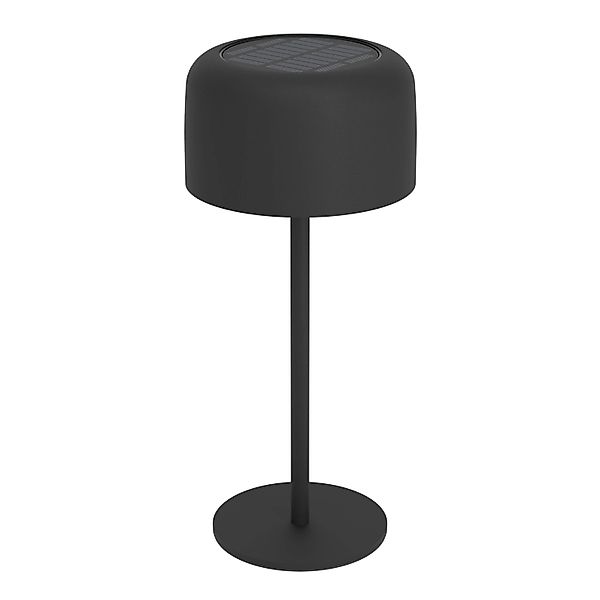 EGLO Solar LED Tischleuchte ROCCANOVA Akku Schwarz Touchdimmer IP44 günstig online kaufen