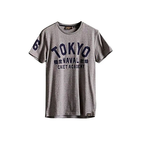 Superdry Japan Unit Kurzarm T-shirt S Grey Grit günstig online kaufen