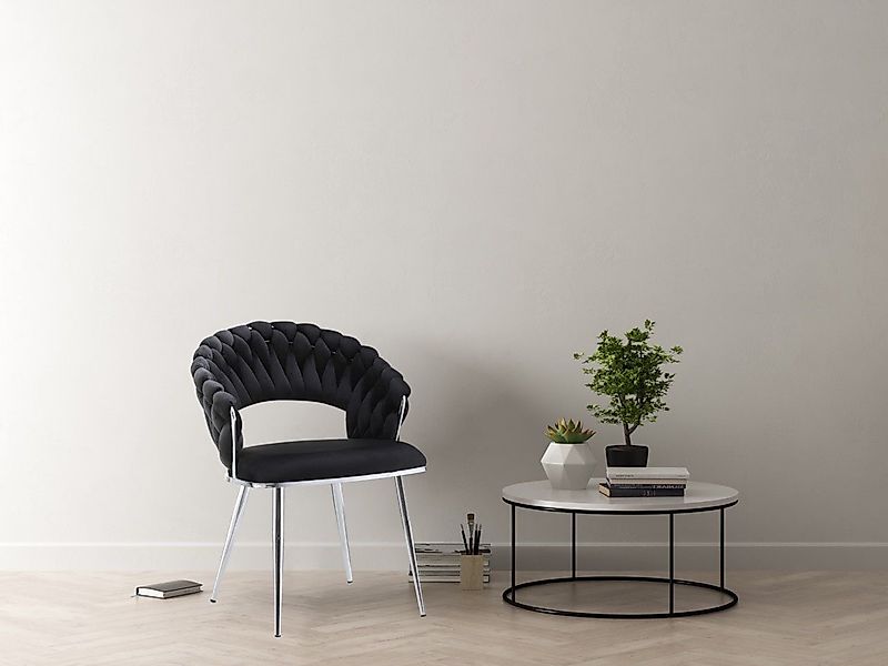 Kayoom Polsterstuhl Stuhl Finesse 125 2er-Set, günstig online kaufen