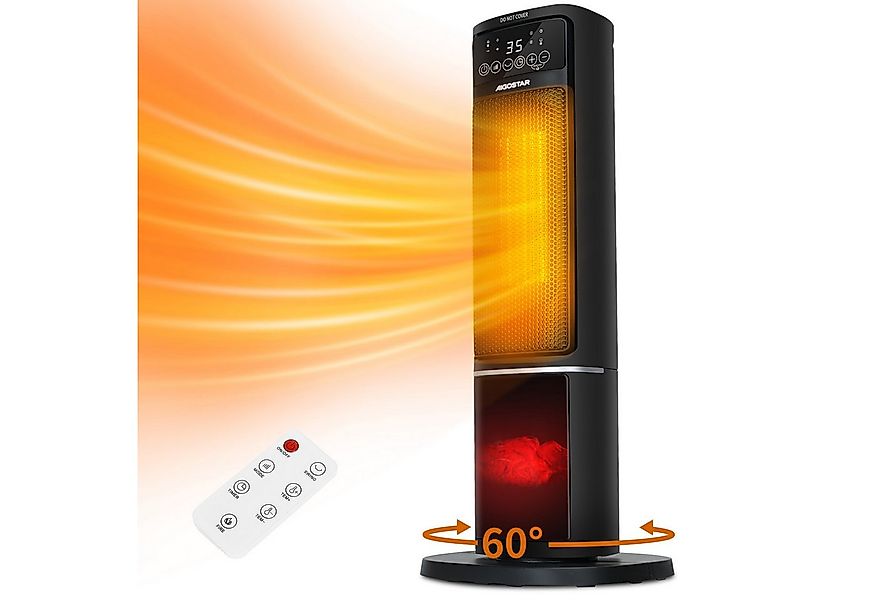 Aigostar Ölradiator Heizlüfter mit Fernbedienung, LED, 2000W, 5 Modi & ECO, günstig online kaufen