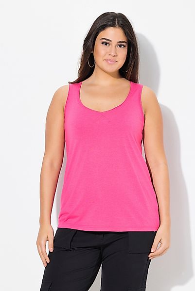 Ulla Popken Longtop Top Modalmix Herzausschnitt günstig online kaufen
