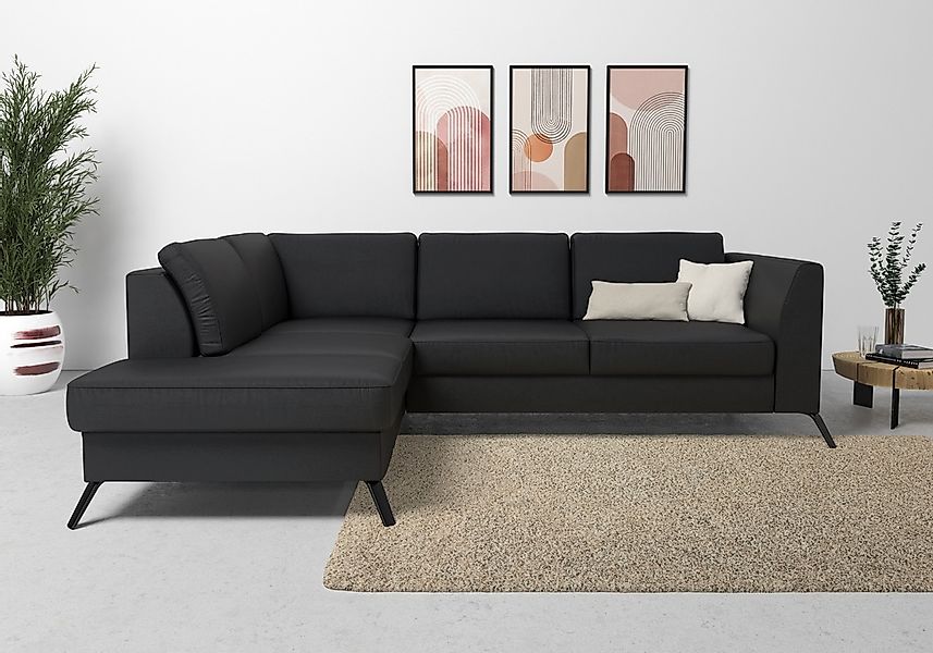 sit&more Ecksofa "Olsen L-Form", inklusive Sitztiefenverstellung, wahlweise günstig online kaufen