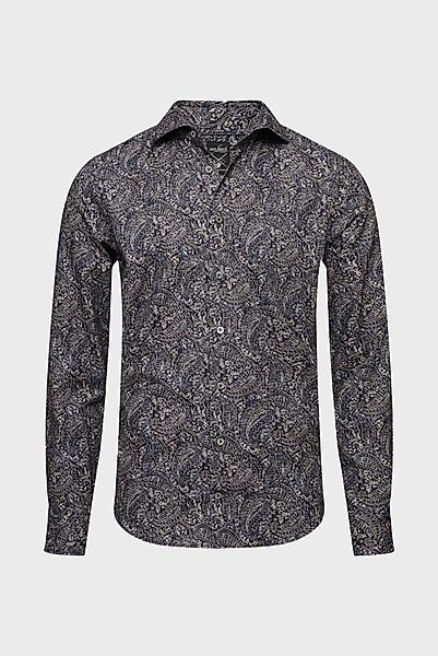 Twill Hemd mit Paisley Druck Tailor Fit günstig online kaufen