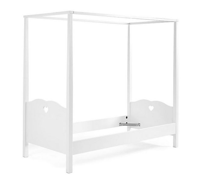 58 aufm Kessel Kinderbett Himmelbett Kamila 211x96x187 Kinderbett Einzelbet günstig online kaufen