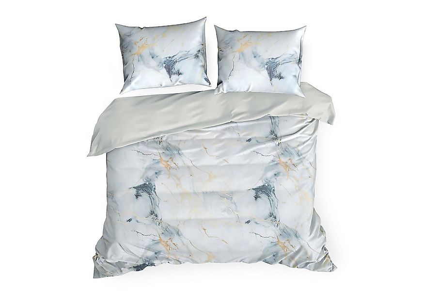 Design91 Bettwäsche 3 TLG Bettwäschegarnitur Wendebettwäsche, 140x200 160x2 günstig online kaufen