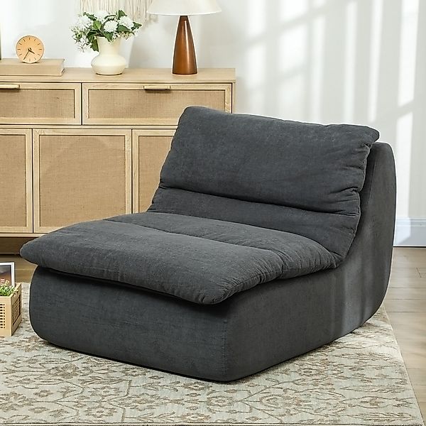 HOMCOM Sitzkissen Bodenstuhl mit einteiligem ultrahochdichtem günstig online kaufen