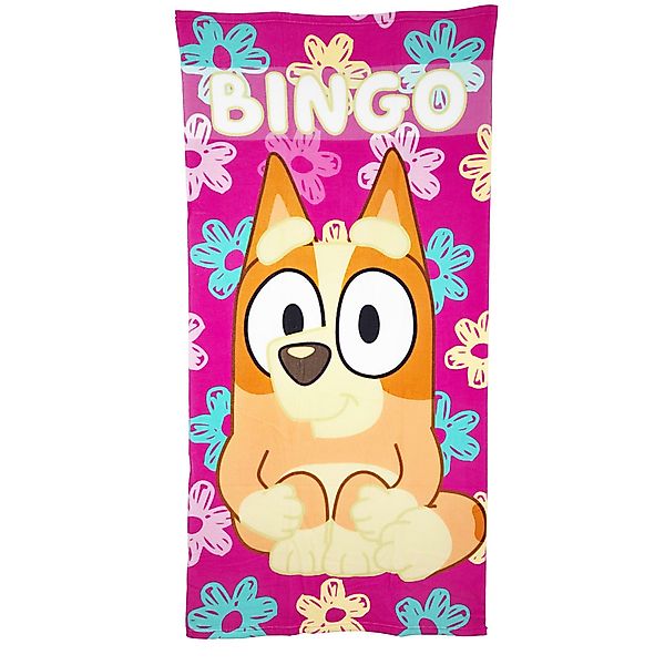 Bluey Strandtuch Kinderserie Bluey Bingo Kinder günstig online kaufen