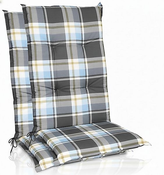Beautissu Hochlehnerauflage 2er Set Hochlehner Auflagen Set 120x50 cm Polst günstig online kaufen