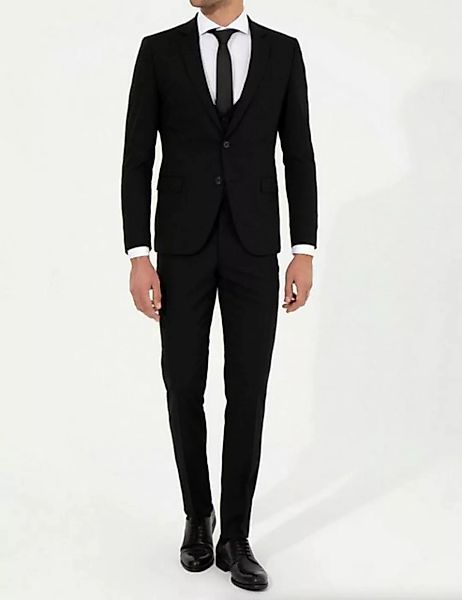 Keskin Collection Anzug 3-teilig Keskin Collection Anzug 3 teilig Schwarz G günstig online kaufen