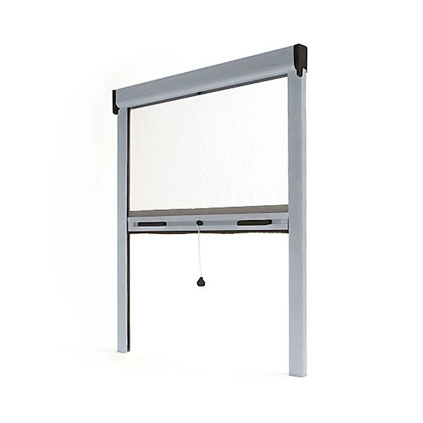 Avosdim Insektenschutzrollo Fenster & Tür Aluminium 80cm x 100cm Silbermeta günstig online kaufen