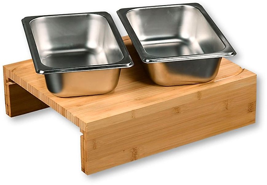 KESPER® Schneidebrett »mit 2 herausziehbaren Auffangschalen«, (Set, 3 St., günstig online kaufen