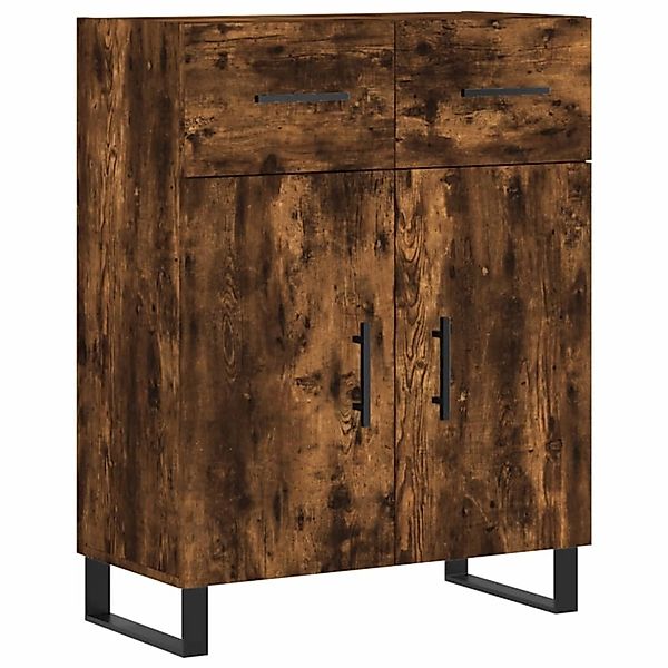 vidaXL Sideboard Räuchereiche 69,5x34x90 cm Holzwerkstoff 828009 günstig online kaufen