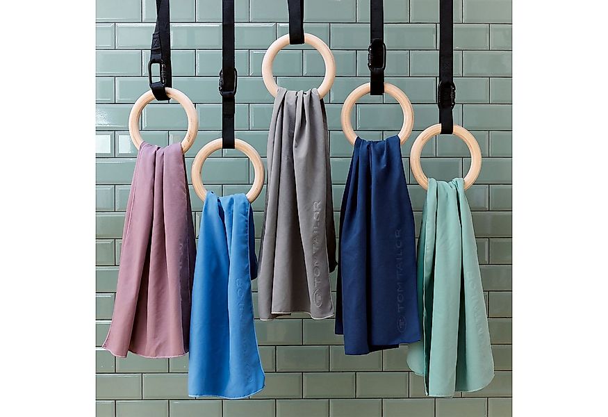 TOM TAILOR HOME Sporthandtuch Fitnesstuch COLOR BATH, Microfaser (1-St), Lo günstig online kaufen