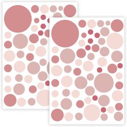 WANDKIND Wandtattoo Kreise Set 120 Stück günstig online kaufen