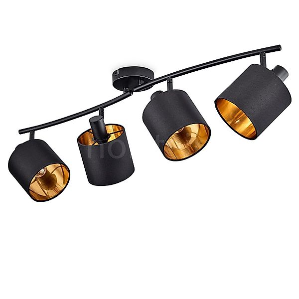 hofstein Deckenleuchte moderne Deckenlampe aus Metall/Stoff günstig online kaufen