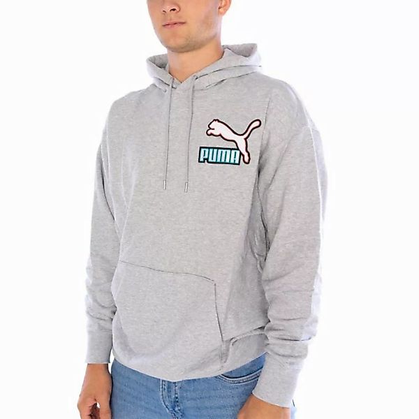 PUMA Hoodie Hoodie Puma Fandom, G L, F lig gre h (1-tlg) Kängurutasche günstig online kaufen