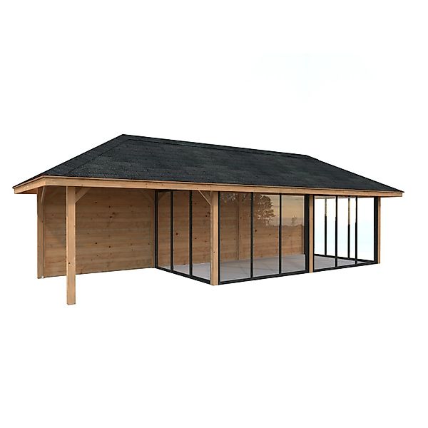 Palmako Pavillon Bianca Set218 Slide Braun Tauchgrundiert 876 cm x 300 cm F günstig online kaufen