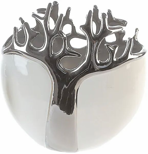 GILDE Dekovase »Tree« Keramik, Baum-Design, 21 cm hoch günstig online kaufen