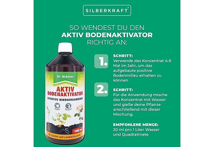 Silberkraft Pflanzenstärkungsmittel Aktiv Bodenaktivator – Bodenhilfsstoff günstig online kaufen