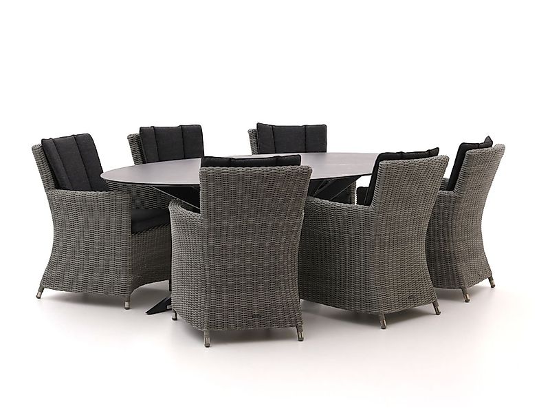 Intenso Adriano/Furato ellips 240 cm Gartenmöbel-Set 7-Teilig günstig online kaufen