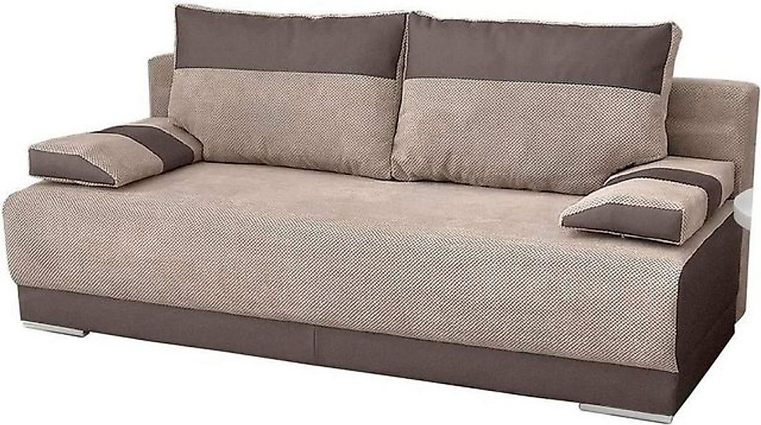 MOEBLO Schlafsofa NISA, Couch für Wohnzimmer, Sofagarnitur Polstersofa Wohn günstig online kaufen