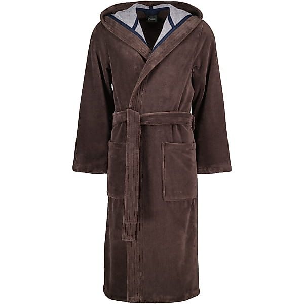 Cawö Home Bademäntel Herren Kapuze Doubleface 831 - Farbe: mokka - 31 - M günstig online kaufen