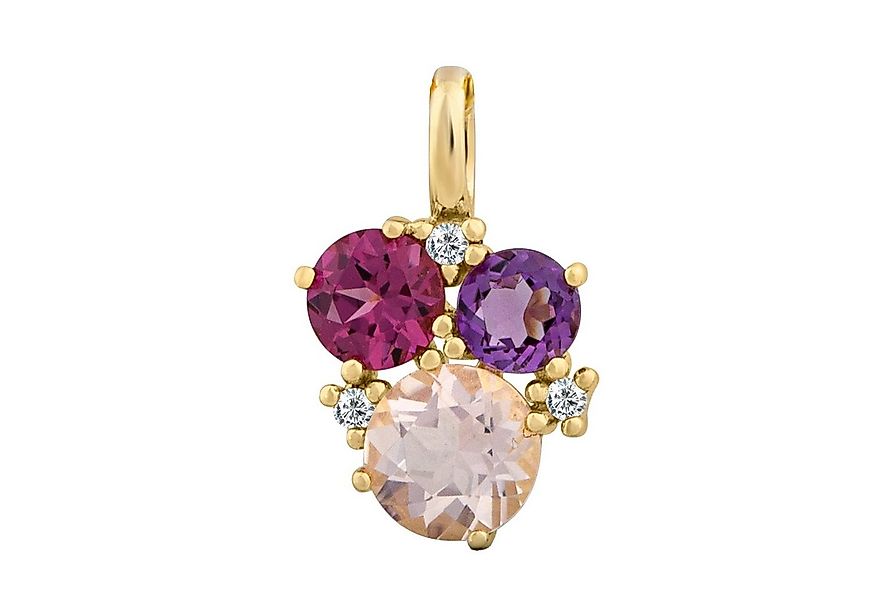 Orolino Kettenanhänger 585 Gold mit echten Steinen günstig online kaufen