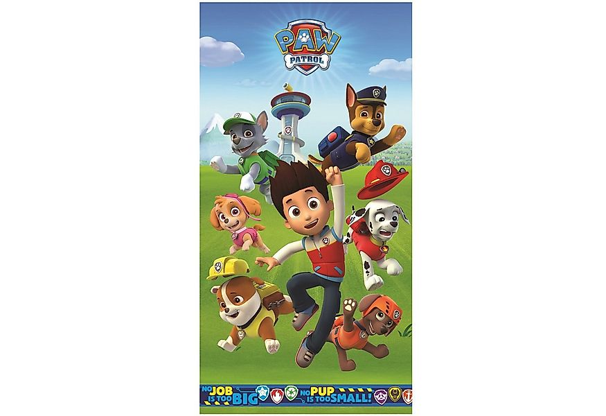 Familando Strandtücher Paw Patrol Badetuch XL 75x150 cm aus 100% Baumwolle, günstig online kaufen