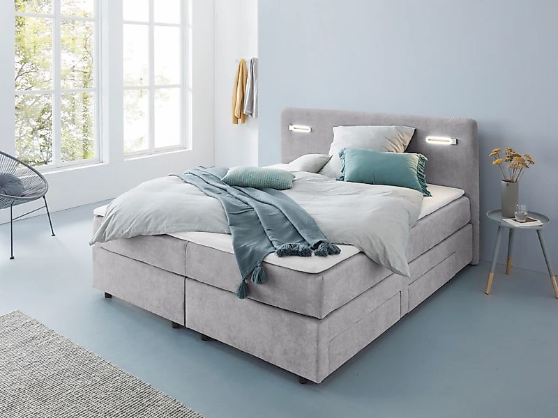 Home affaire "Luan" Schubkästen, LED-Beleuchtung und Topper, in Breite 120 günstig online kaufen