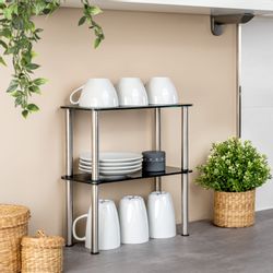 bremermann Küchenregal Glas-Regal, Küchenregal auf 2 günstig online kaufen