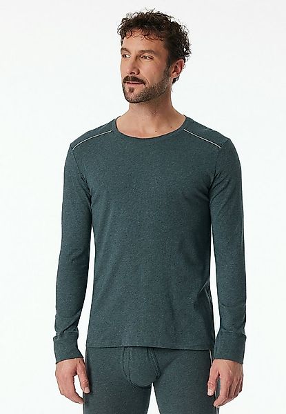 Schiesser Langarmshirt Comfort Fit mit Kontraststreifen auf den Schultern günstig online kaufen
