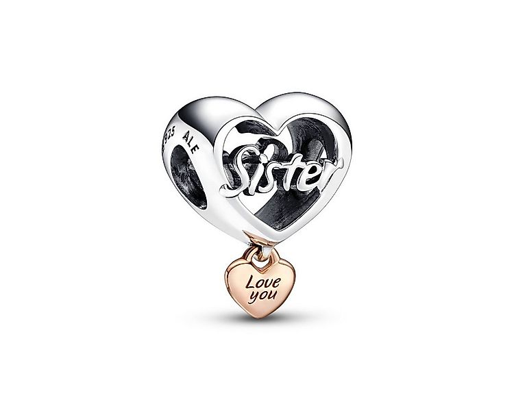 Pandora Charm Herz 782244C00 Charm Herz Love You Sister Sterling-Silber 14k günstig online kaufen