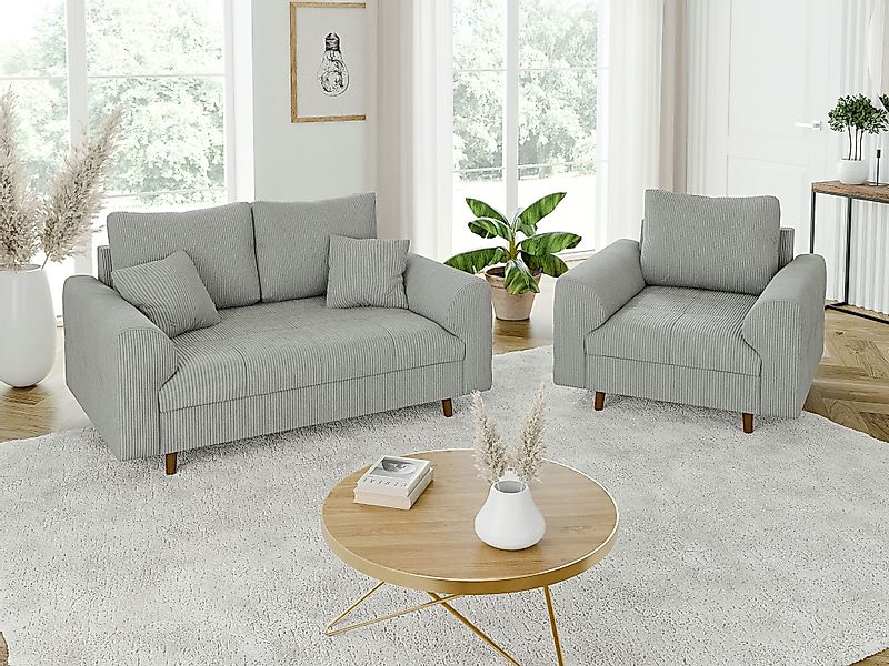S-Style Möbel Polstergarnitur 2+1 Zara mit günstig online kaufen