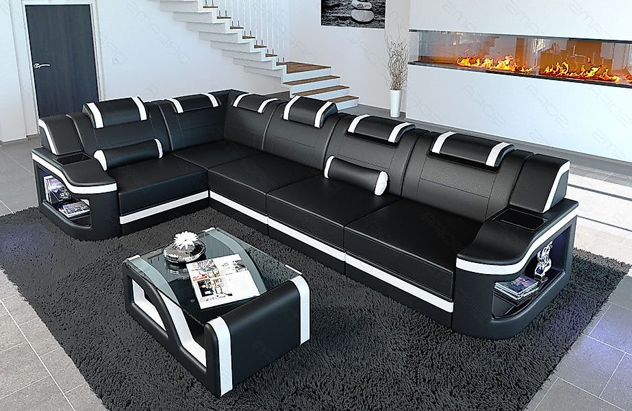 Sofa Dreams Ecksofa Ledersofa Padua L günstig online kaufen