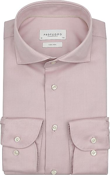 Profuomo Twill Hemd Hellrosa - Größe 44 günstig online kaufen