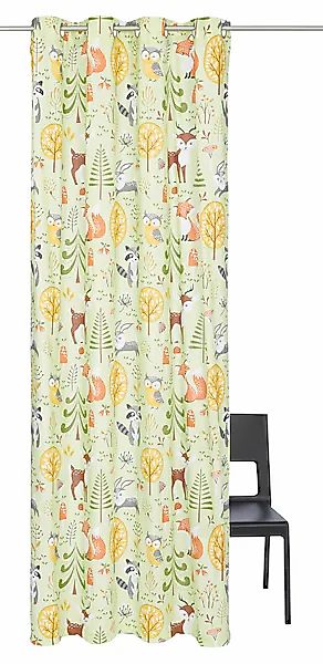 my home Gardine »Waldtiere«, (1 St.), Kindergardine, halbtransparent, einse günstig online kaufen