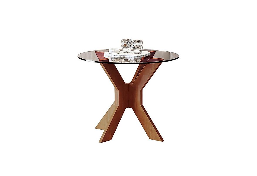 TWSOUL Couchtisch Runder Couchtisch, Glasplatte, Durchmesser 50cm (Ein Tisc günstig online kaufen