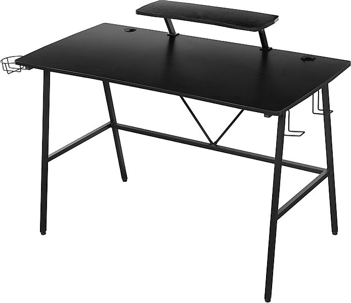 INOSIGN Gamingtisch STREAKY, Schreibtisch, Computertisch, Kabeldurchlass, günstig online kaufen