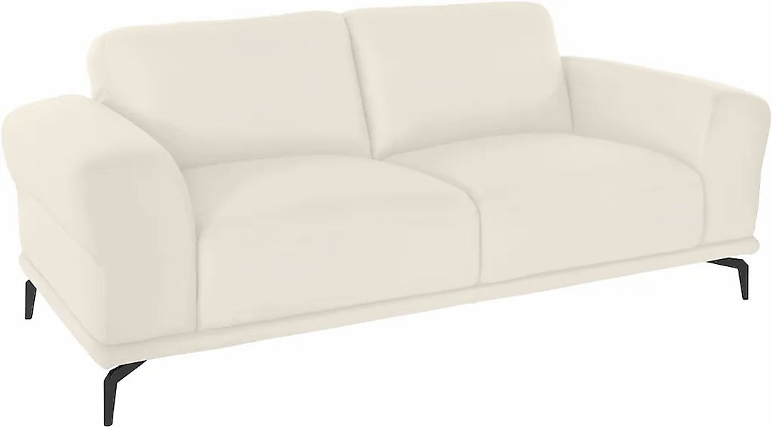 W.SCHILLIG 2-Sitzer »montanaa« mit Metallfüßen in Schwarz pulverbeschichtet günstig online kaufen