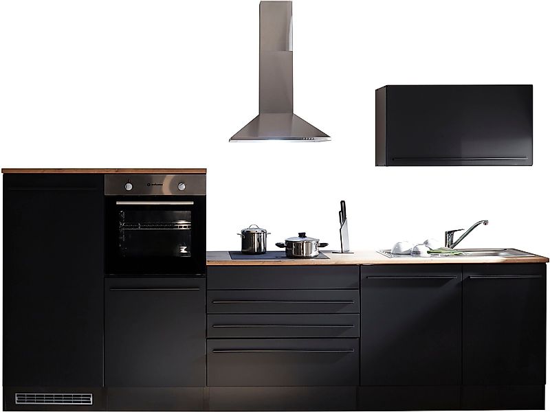 BASIC by Balculina Küchenzeile "Jazz" Breite 320 cm, wahlweise mit E-Geräte günstig online kaufen