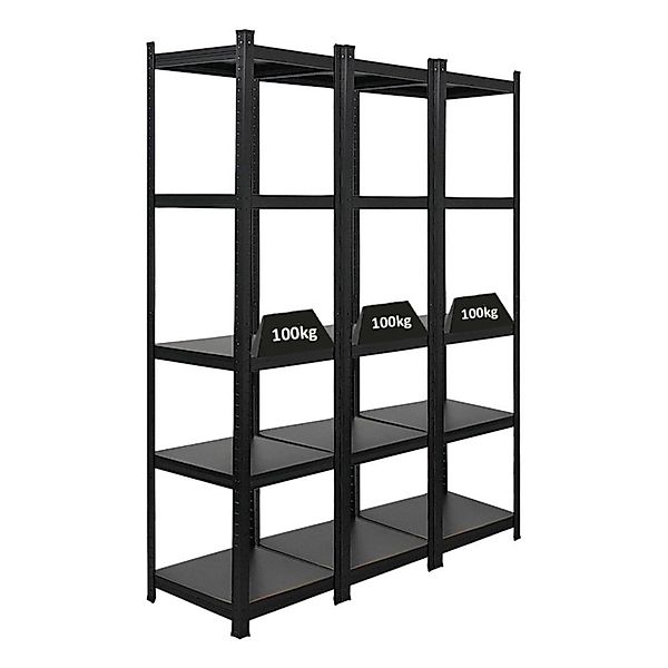 PROREGAL® Schwerlastregal MegaDeal 3x All Black günstig online kaufen